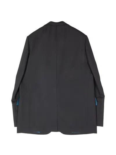 Kolor Button Blazer In Blue