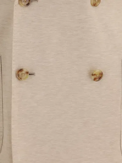 Lardini Double-breasted Patch-pocket Blazer In Multi