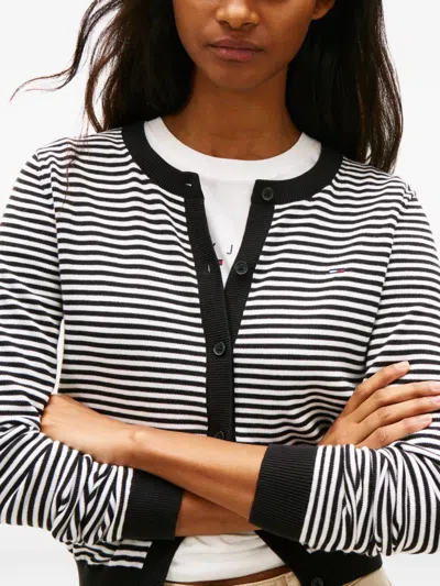 Tommy Hilfiger Lightweight Stripe Cardigan In Multi