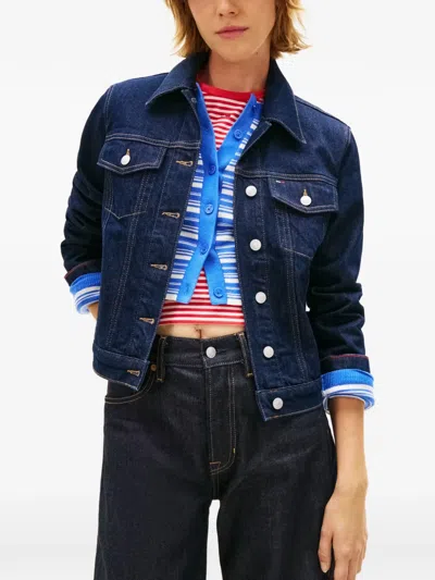 Tommy Hilfiger Button-up Jacket In Blue