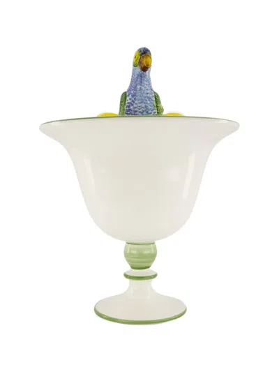 Les-ottomans Parrot Vase In Multi