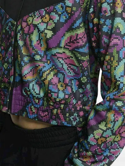 Nike Printed Longsleeve Jacket In Multi