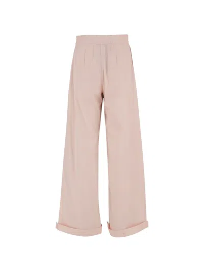Sa Su Phi Elasticated Wide Trousers In Multi