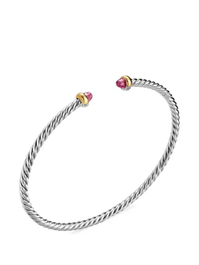 David Yurman Micro Cable Flex® Bracelet In Metallic