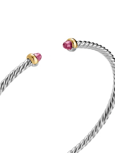 David Yurman Micro Cable Flex® Bracelet In Metallic