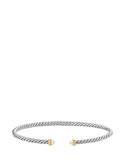 David Yurman Micro Cable Flex® Bracelet In Silver