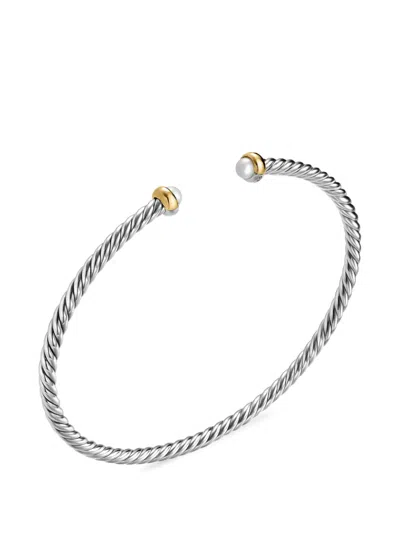 David Yurman Micro Cable Flex® Bracelet In Silver
