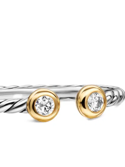David Yurman Cable Open Round Ring In Silver