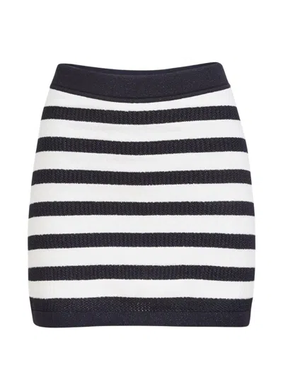 Toccin Ayla Pull-on Striped Skort In Multi