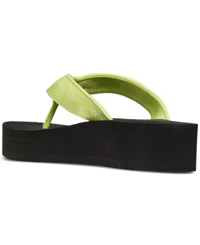 Kate Spade New York Sam Icon Platform Wedge Flip Flop In Green