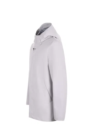 Fay Stretch Nylon Jacket In Blue