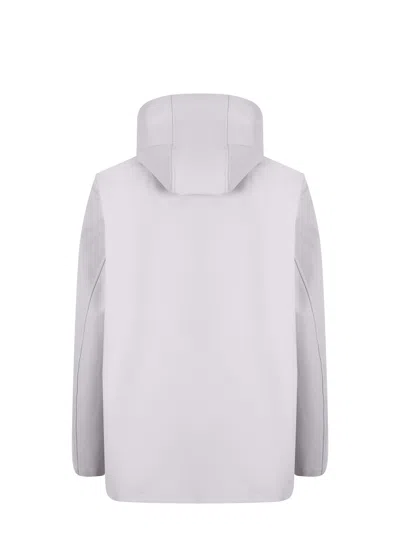 Fay Stretch Nylon Jacket In Blue