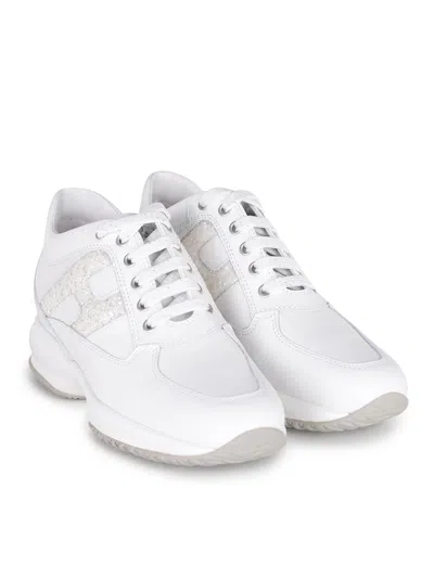 Hogan Interactive Sneakers In White