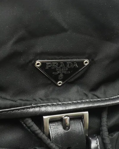 Prada Tessuto Backpack In Black