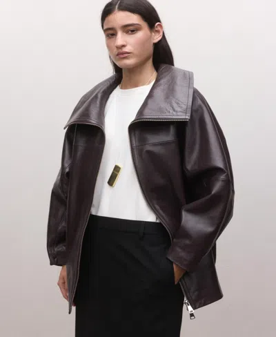 Mango Wool-blend Midi-skirt Black In Black