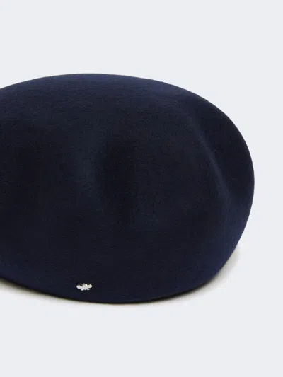 Weekend Max Mara Wool Beret In Black