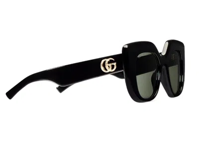 Gucci Square Frame Sunglasses In Black
