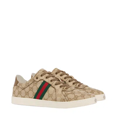 Gucci Stretch Gg Canvas Low-top Sneakers In Multi