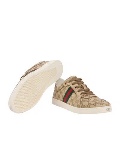 Gucci Stretch Gg Canvas Low-top Sneakers In Multi