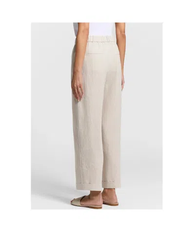 Peserico Elasticated Trousers In Neutral