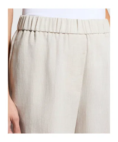 Peserico Elasticated Trousers In Neutral