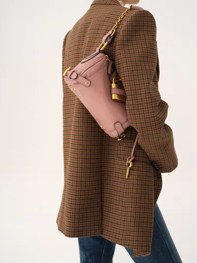 Chloé Chloe Women Biscuit Leather Small Paddington Shoulder Bag In Brown