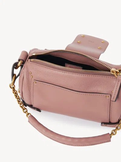 Chloé Chloe Women Biscuit Leather Small Paddington Shoulder Bag In Brown