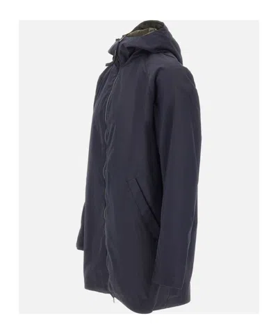 Aspesi Hooded Zip-up Jacket In Multi