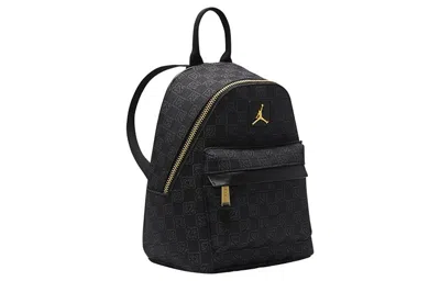 Jordan Air  Monogram Mini Backpack 'black' In Multi