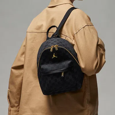 Jordan Air  Monogram Mini Backpack 'black' In Multi