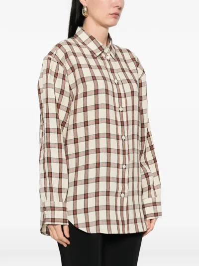 Rohe Check-pattern Oversized Shirt In Pattern