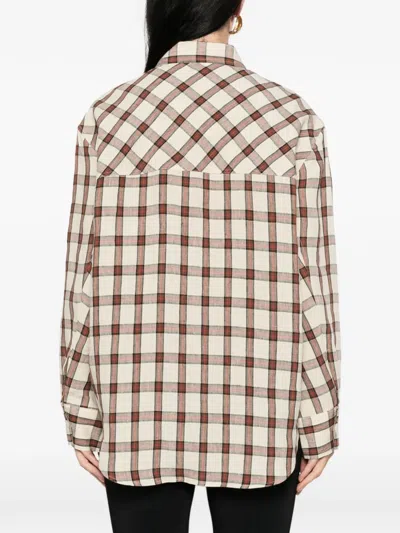 Rohe Check-pattern Oversized Shirt In Pattern