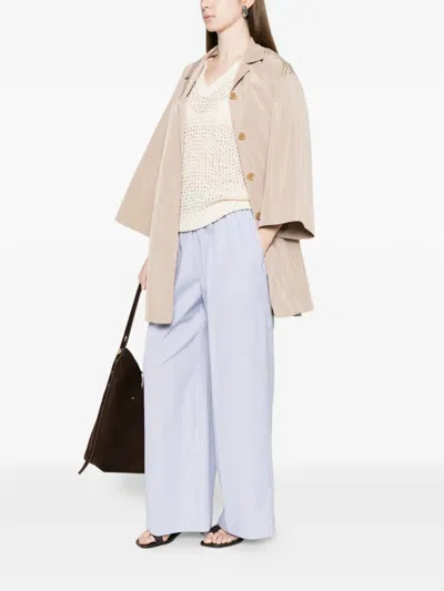 Aspesi Button Front Coat In Neutral