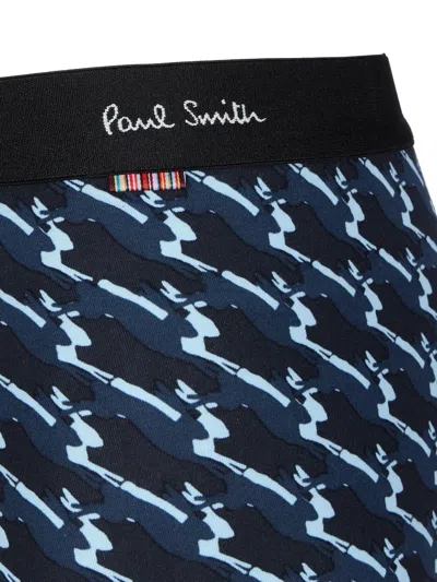 Paul Smith Patterned Briefs In Blue