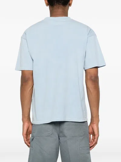 Represent Western Lettering Initials Short Sleeve T Shirt In Blue