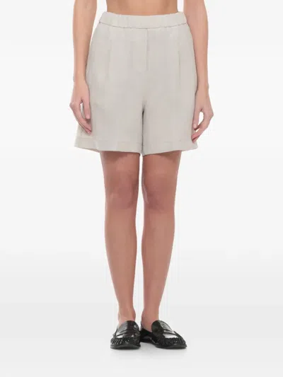 Panicale Elasticated Shorts In Neutral