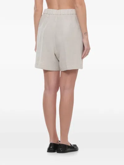 Panicale Elasticated Shorts In Neutral