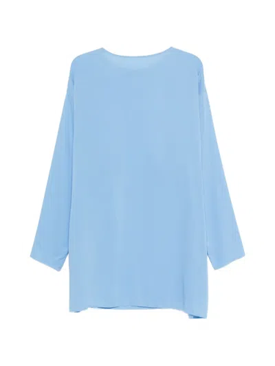 Y's Long-sleeve Blouse In Blue