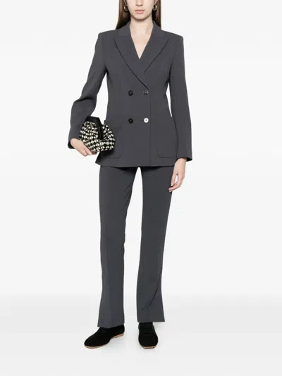 Marccain Double-breasted Blazer In Multi