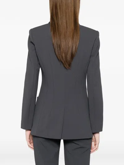 Marccain Double-breasted Blazer In Multi