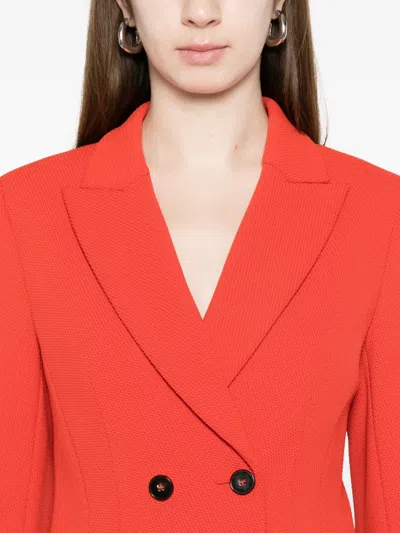 Marccain Double-breasted Blazer In Multi