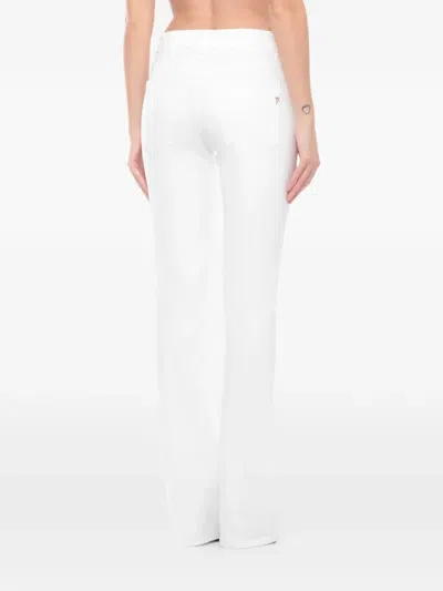 Dondup Bootcut Jeans In White