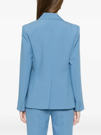 Weekend Max Mara Buttonned Pockets Blazer In Blue