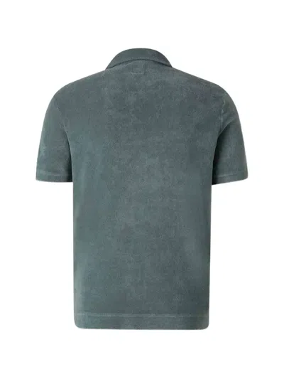 Fedeli V-neck T-shirt In Green