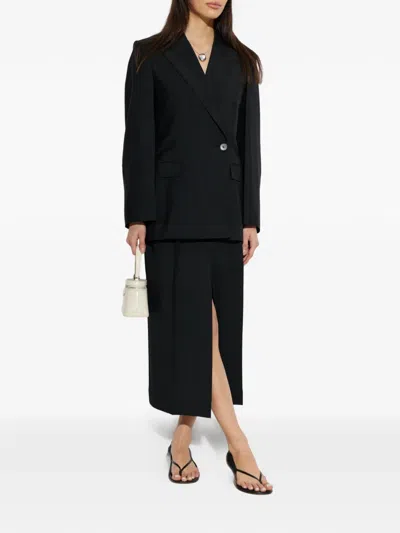 Givenchy Single-breasted Wool Blazer In Black