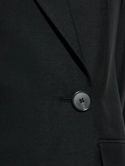 Givenchy Single-breasted Wool Blazer In Black