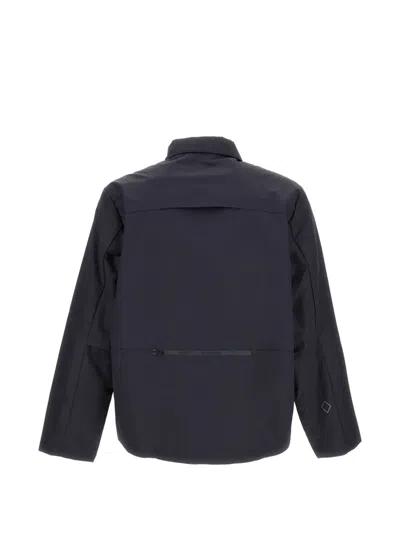 Pas Normal Studios Off-race Orange Utility Jacket In Blue
