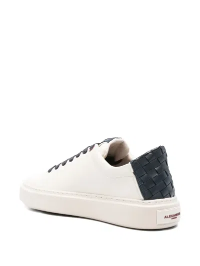 Alexander Smith London Woven Panel Sneakers In Multi