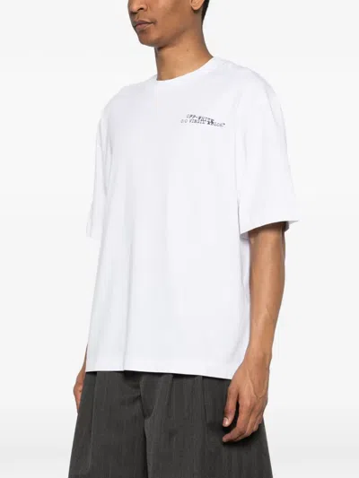 Off-white Ss22 Printing Round Neck Pullover Short Sleeve Ordinary Version White In White