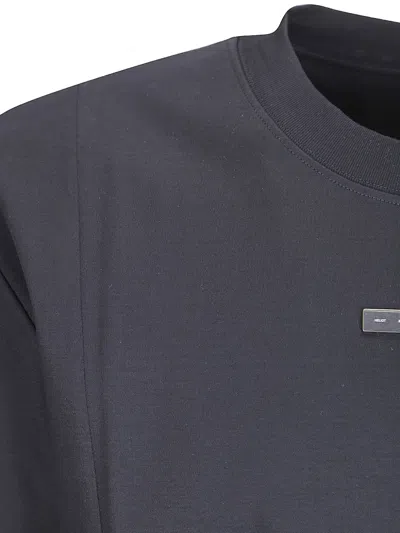 Heliot Emil Plaque T-shirt In Gray